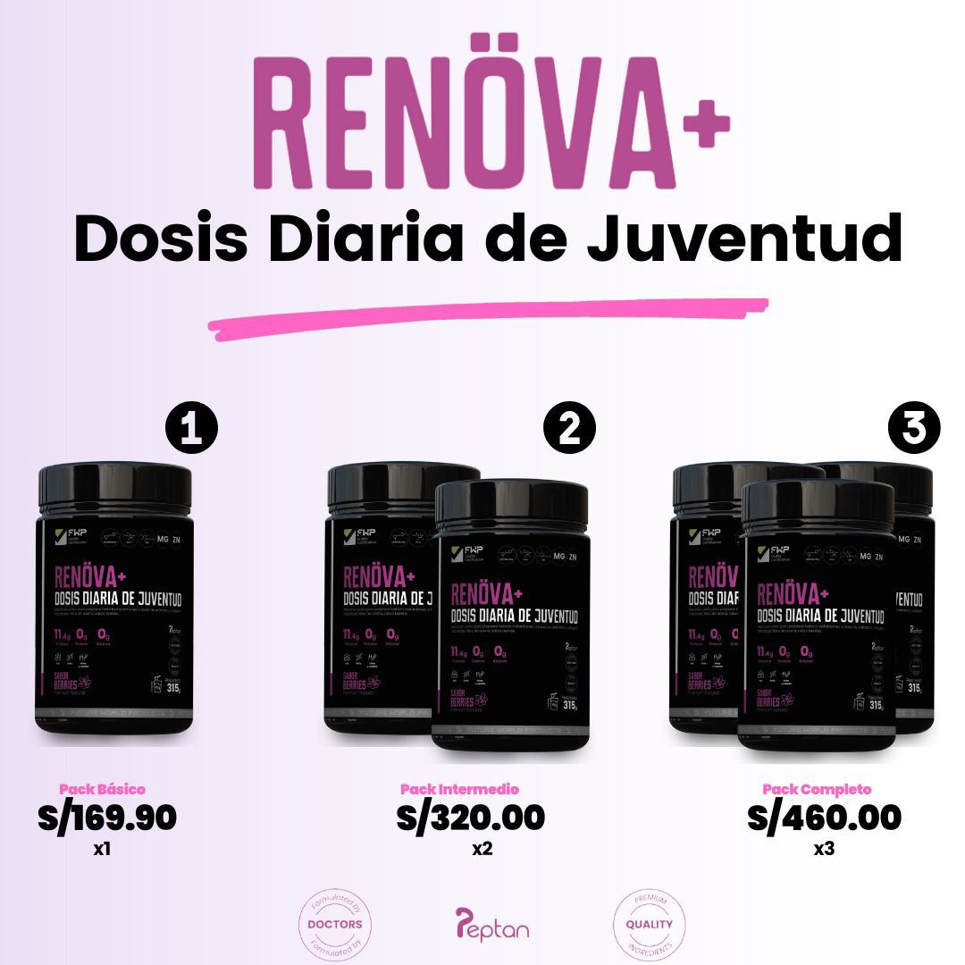 colageno renova plus , tu dosis diaria de juventud